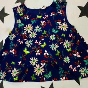 Floral crop top